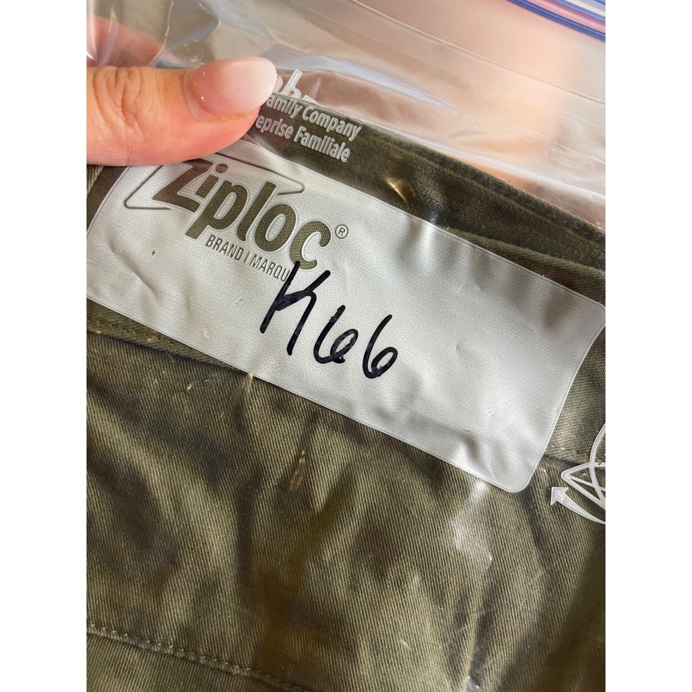 Fabletics Mens Only-Way Chino Pants Olive Green Slim Straight Stretch 31x30 - Picture 10 of 10
